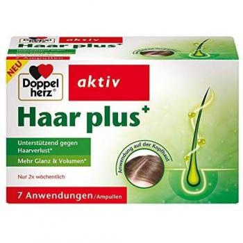 DOPPELHERZ Haar plus Ampullen (7St)