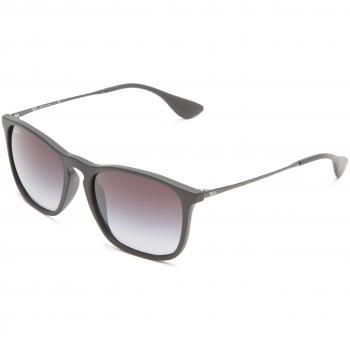 Ray-Ban Chris Grey Gradient Sunglasses, Black, Male, Size: 54 MM