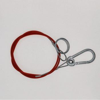 Plastic Coated Trailer Breakaway Safety Cable 1 Metre