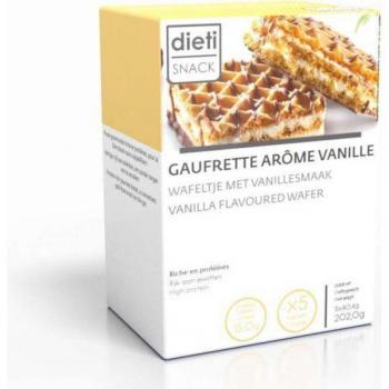 Wafel‑vanille snack, 5 stuks;