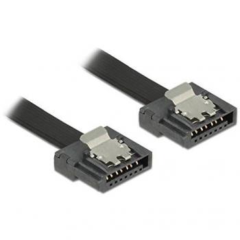 Zwarte SATA 6 Gbps Kabel 70 cm