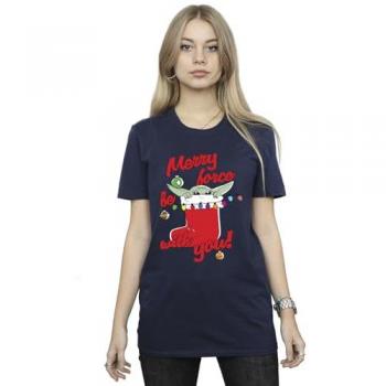 Force Be With You Mandalorian Tee – Navy