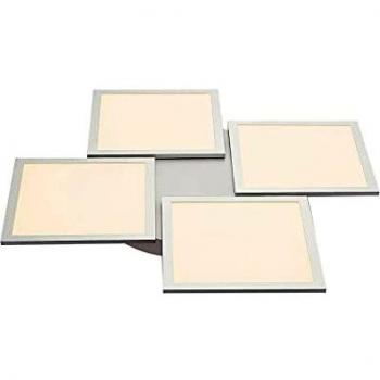Lucande Ilira LED Ceiling Light, Dimmable, Silver