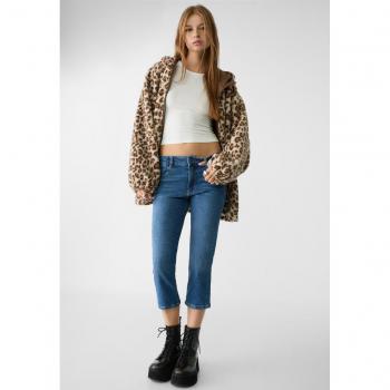 Jeans Capri Stradivarius Denim Blu 38