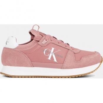Chaussures Calvin Klein Jeans Runner Sock rose foncé blanc femme - 40