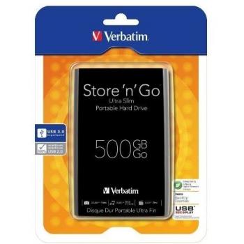 Verbatim 53150 Black 500GB Store'n'Go USB 3.0 Portable SSD