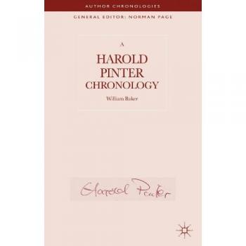 A Harold Pinter Chronology