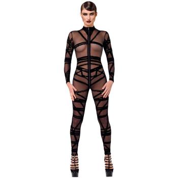Noir Handmade Tüll-Catsuit F357
