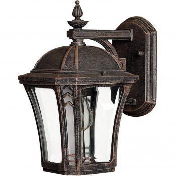 Elstead Lighting Wabash Außen-Wandleuchte E27 Mokka IP44