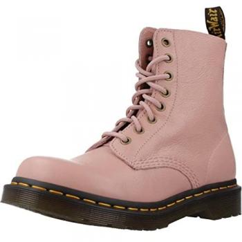 Botas de piel Dr. Martens modelo Pascal en color rosa
