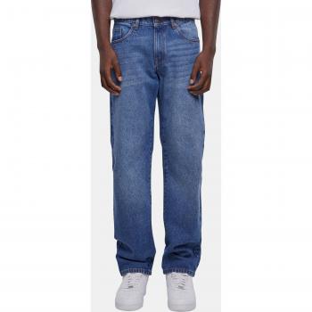 Mid‑Blue Urban Classic Heavy‑Ounce Straight Jeans