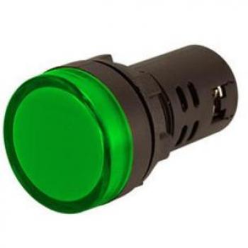 Lampe témoin LED 12V AC/DC 22mm Verte 12.760/12/v