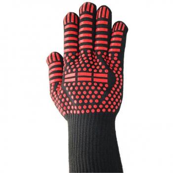 Barbaplus : Gants thermiques silicone-coton unis 