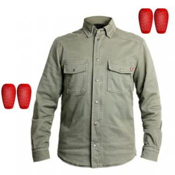 Camicia da Moto XTM John Doe Verde 2XL