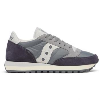 Scarpette Saucony Jazz Original Grigio con Dettaglio Bianco Donna 38