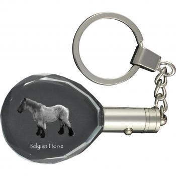 Equine Elegance Keychain with Horse Image