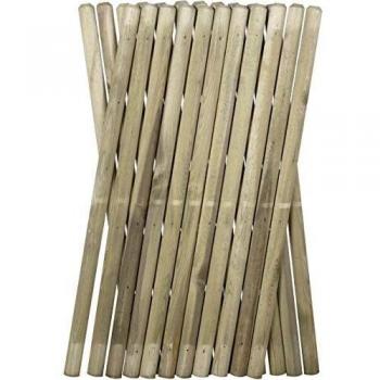 Barrière bois PONY - Hauteur 100 cm - Marron - Certifiée FSC