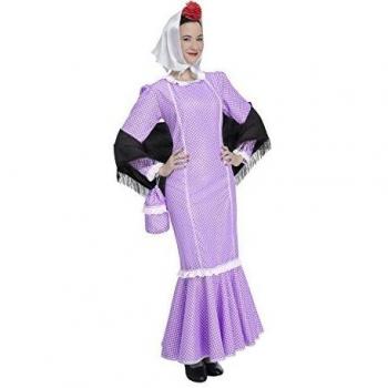 Disfraz de Chulapa Lila para mujer