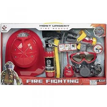 Ensemble de jouets pour les petits pompiers - Panoplie complète du pompier