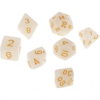 7pcs Acrylic Polyhedral Dice Set D4-D20