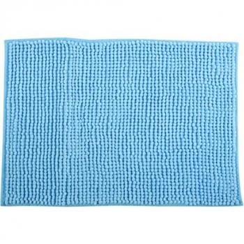 Tapis de bain chenille doux 50x80 cm bleu clair