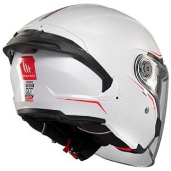Helmado Jet Cosmo 515 en Color Blanco