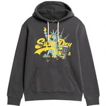 Superdry Sudadera Con Capucha New York Vl Graphic