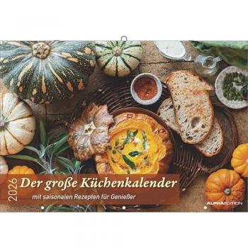 Küchenfreuden 2026 - Rezeptkalender mit saisonalen Highlights