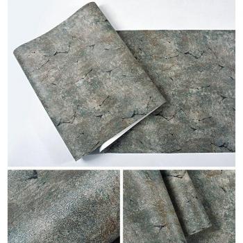 Papel Tapiz Cemento Liso Café y Ropa