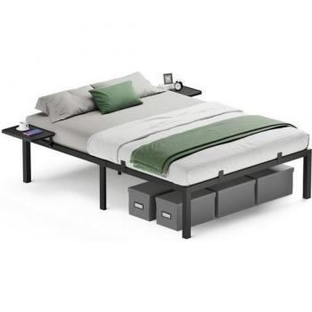 Struttura Letto Ospiti 190x140 – Vasagle Telaio a Doghe Nera