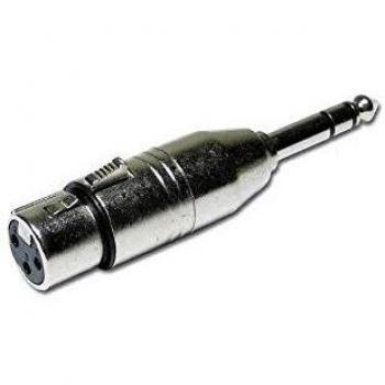 Adaptateur XLR vers TRS 6,35 mm stéréo