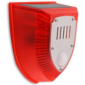 Lámpara de Alarma Solar con Sensor de Movimiento