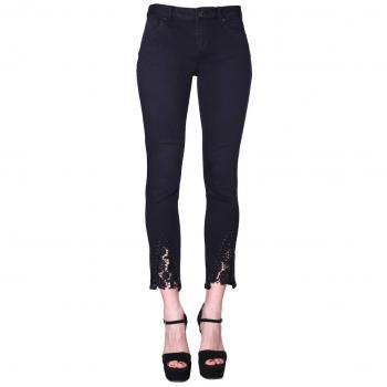 Liu‑Jo Jeans Skinny mit Five‑Taschen-Design in Spitzenoptik