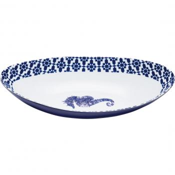 Master Class artesa 'caballito' porcelana plato de servir, 33 x 17 cm