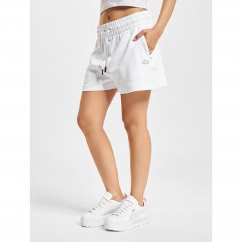 Pantalones cortos lacoste dos capas algodón blanco mujer