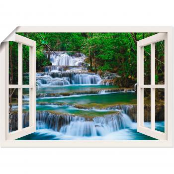 Kanchanaburi Wasserfall Panorama Leinwand