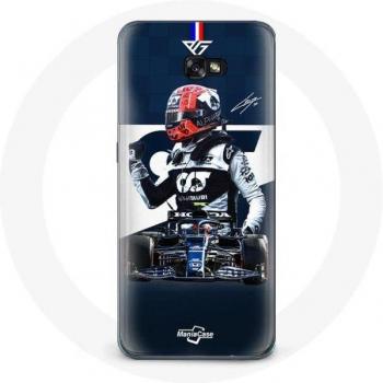 Carcasa Samsung Galaxy A3 2017 Max Verstappen F1 azul
