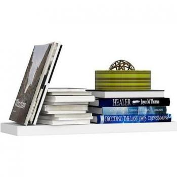 Étagère murale AKORD PS3 60 cm - Couleur blanche - 60x20x3,2 cm