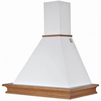 Cappa Cucina Iperbriko Bianco Intarsiato Noce 120 cm
