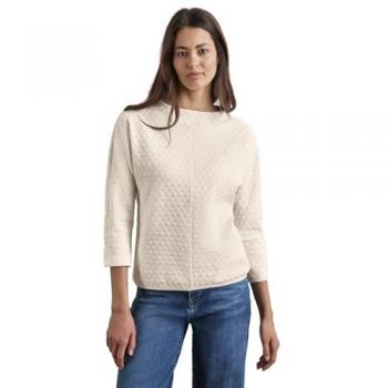 STREET ONE 3/4-Arm-Shirt in Struktur-Optik