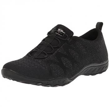 Skechers Women's Relaxed Fit: Breathe-Easy Infi-Knity Womens Trainers - Black - Size: 4