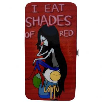 Bolsa de Monedas Adventure Time, 19 cm, Color Rojo