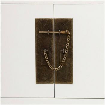 Meuble d'Entrée NEW ORIENTAL 95 x 26 x 91 cm Bois Blanc DMF