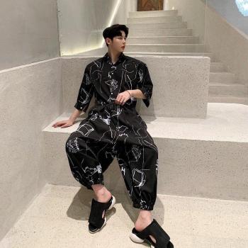 Combinaison Streetwear Homme Ample Croisée