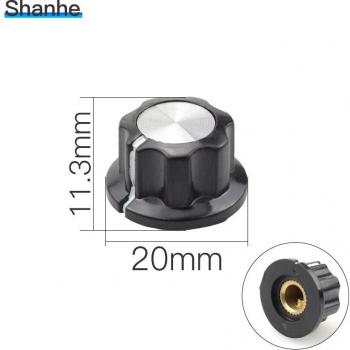 A02 Bakelite Knob for Potentiometers 6mm