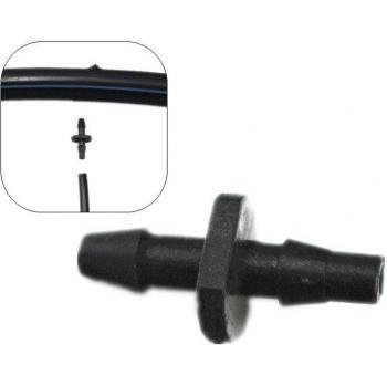 200PCS 4mm Barb Coupler for 1/4 Inch Micro Tubing