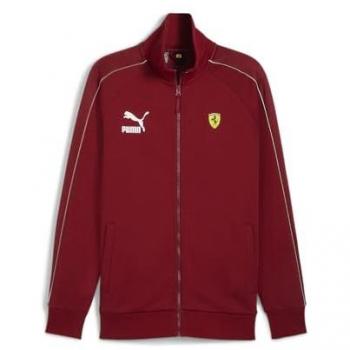 Puma Ferrari T7 Full Zip Sweatshirt Intense Red Male S