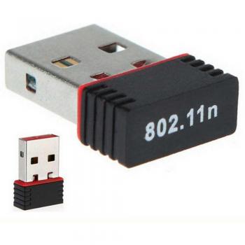 Portable 2.4 GHz USB Wi‑Fi 100 Mbps Adapter