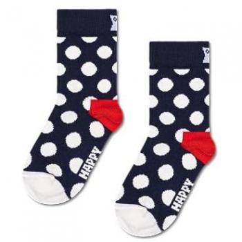 Happy Socks Big Dot Kindersocken dunkelblau weiß rot - 0-12