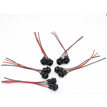 Adaptateur T10 LED pour support d'instrument, 10 pièces pour moto/voiture/camion/bateau